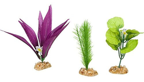 Imagitarium Foreground Multipack Silk Aquarium Plants 1