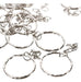 Keyring Blanks Joyas Llaveros Silver Tone Findings Split 0