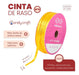 Cordón de Oro Cinta Raso N0 - 3mm - Cordon De Oro X 50 Metros - Stock 2