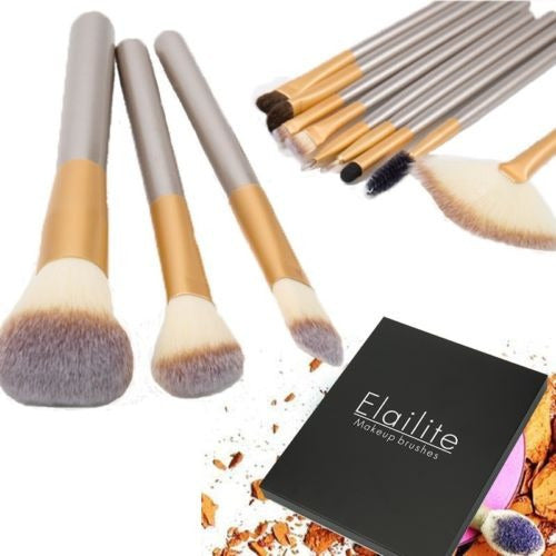 Pro Makeup Brush Set 12pcs Cosmetic Brushes 1