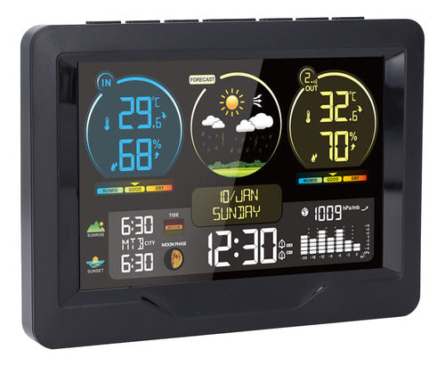 Relógio Meteorológico Com Tela Colorida Professional Digital 6