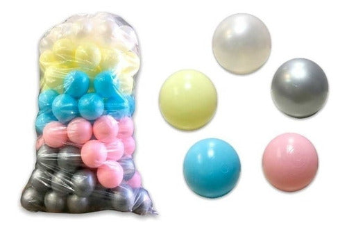 Loony Toys Pastel Colored Balls Pack of 100 for Kids 1