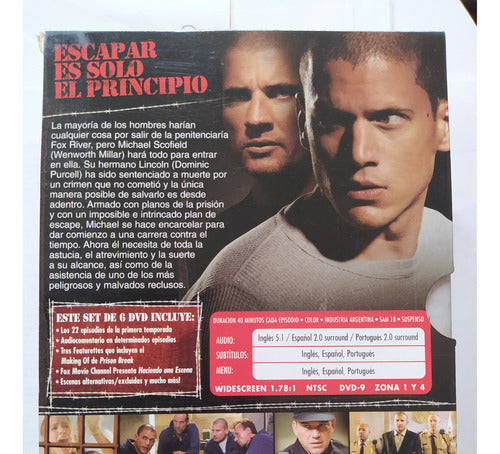 Prison Break Temporadas 1+2 - Dvd 1