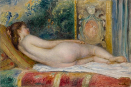 Pierre Renoir - Mujer Desnuda Acostada - Lámina 45x30cm. 2