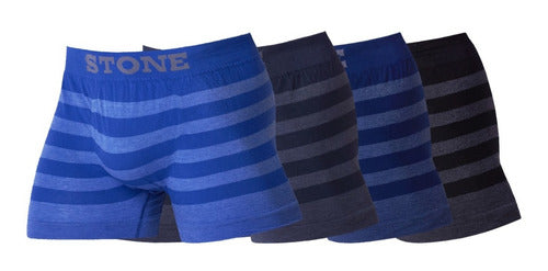 MD - Pack of 6 Stone Boxer Briefs Assorted Colors 6