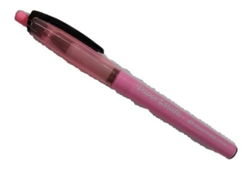 Paper Mate Erasermate Erasable Pen Rubber Tip Colorful Pack 5