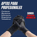 Pack of 50 Black Nitrile Gloves | Premium 9