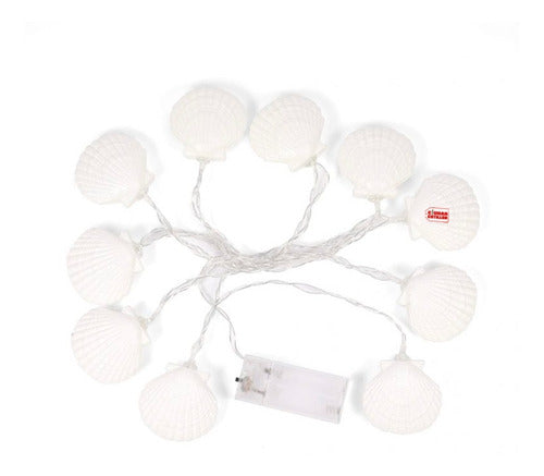 IMP Decorative LED Clam Lights Garland - Ciudad Cotillón 0