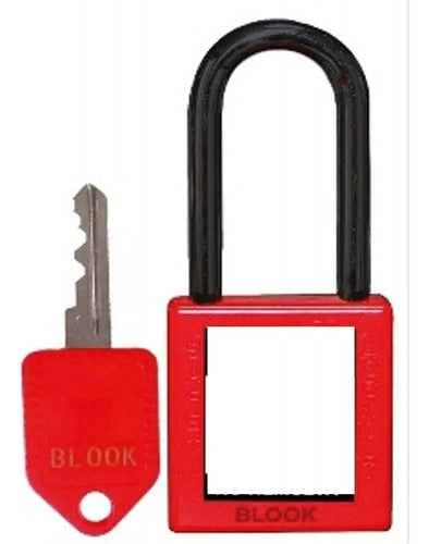 Safety Padlock Candado Nylon Bloqueo | Loto | Lock Out Tag Out 0