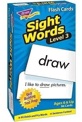 Sight Words-level 3: Skill Drill Tarjetas Flash 0