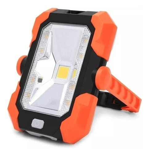 Litex Reflector Solar Portátil Led C/ 4 Funciones Y Cargador Usb 1