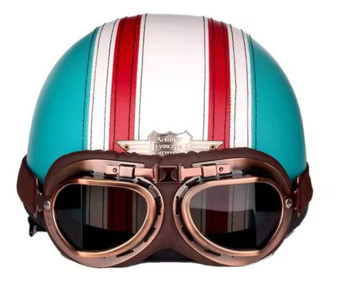 MAS Accesorios Vintage Retro Goggles for Motorcycle and Wind 0