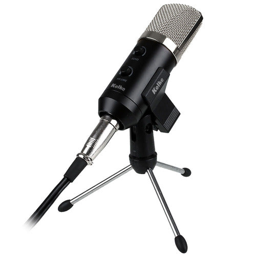 Kolke USB Studio Condenser Microphone KPI-271 with Tripod and Anti-Pop Filter Set 0