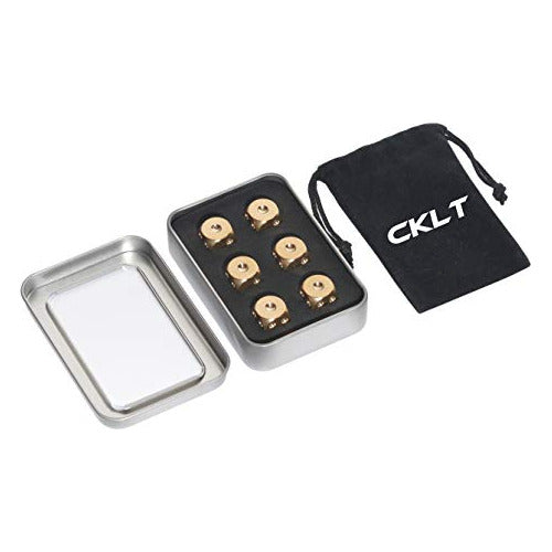 Cklt 6 Solid Y Roll Well Metal Brass Dicetables Juego De Mes 2