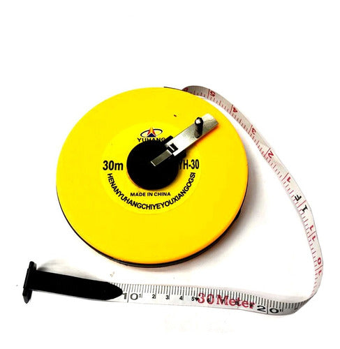 Agronomist 30m Flexible Measuring Tape with Retractable Handle 0