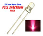 BITCO Pack of 1000 High Brightness 3mm Pink Full Spectrum LEDs 1