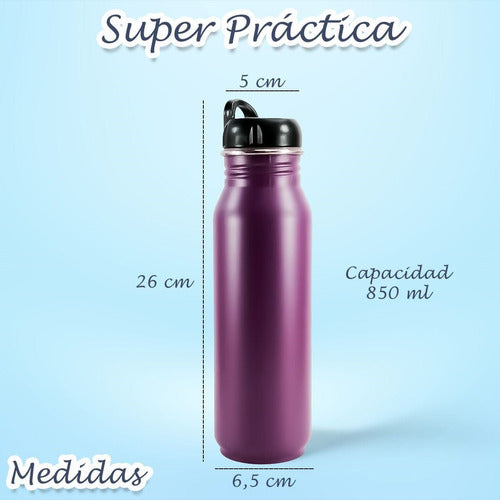 K-ubo Botella Cantimplora Aluminio Calidad Premium 850 Ml 6