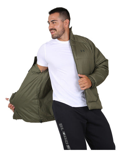 Under Armour Campera Insulate Hombre En Verde | Stock Center 3