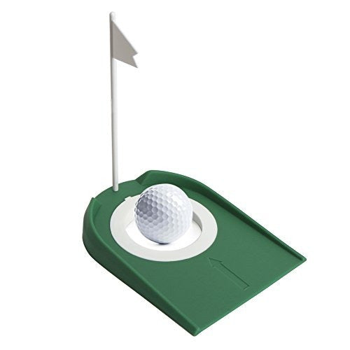 Merssyria Golf Practice Putting Cup, Golf Mat with Hole and Flag Plastic for Indoor Outdoor Office Garage Yard 1