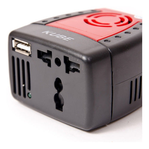 Kube Inversor Corriente 12V / 220V - 150W USB 0