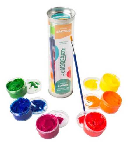 Fullenergy Finger Paint Tubes Set of 6 Colors 0