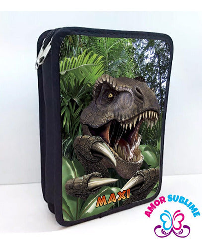 Amor Sublime Dinosaur Pencil Case 2 Levels 4