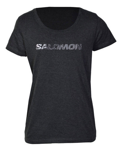 Salomon Women's SS Tee Black Heather 0