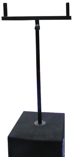 Metal Double Satellite Speaker Subwoofer Stand 2