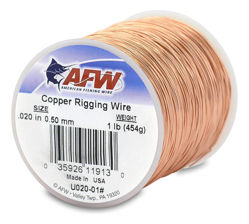 American Fishing Wire 0.020-Inch Diameter Alambre Pesca Cobre 1lb 0