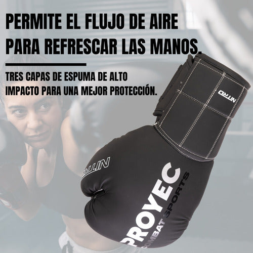 Proyec NITRO MMA Kickboxing Muay Thai Boxing Gloves 10