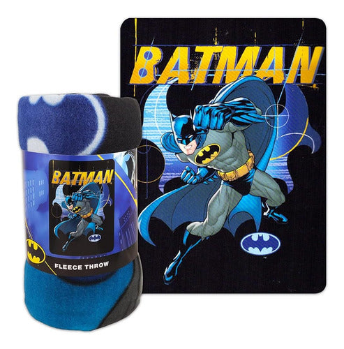 Northwest Batman Fleece Blanket (45'' X 60'') | Batman Bedroom Decor Bundle 0