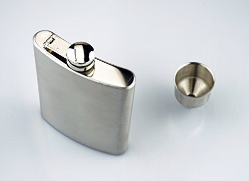 SE HQ90 Stainless Steel 8-Oz. Hip Flask & Funnel Set 4