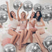 Spfyunion Metallic Disco Balloons in Various Sizes: 10, 15, 18, and 22 Inches 4