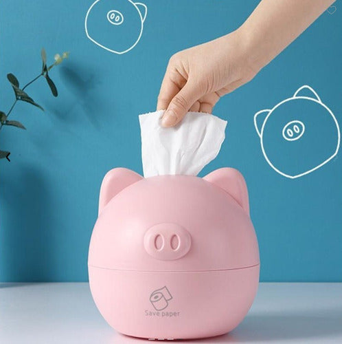 Bazar Digital Piggy Tissue and Roll Paper Holder 5