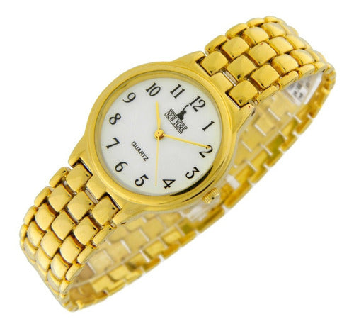 New York Reloj Mujer Ny004 Metálico Dorado 0