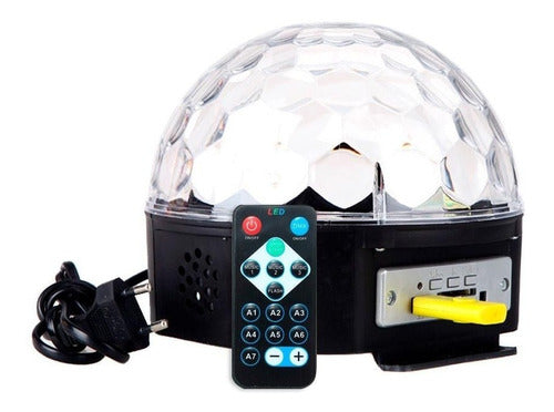 TS HOME LED RGB USB Sphere Light with Bluetooth, Pendrive & Remote Control 0