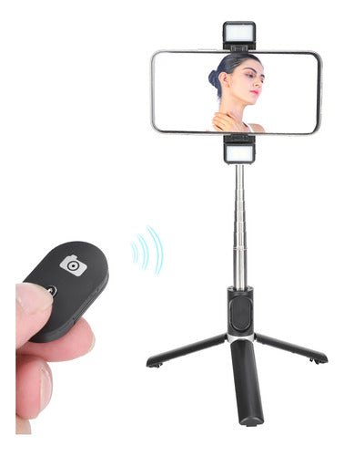 Mini Telefone Celular Dobrável Sem Fio TriPod Selfie Stick 7