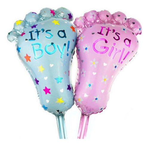 Magic Foil Baby Feet Balloon 79 Cm 1