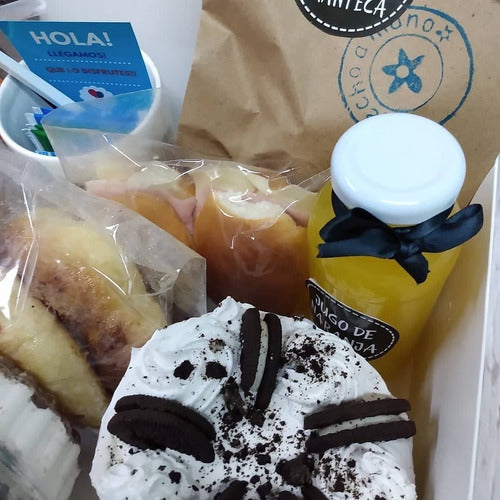 Cakes Box Desayuno Merienda Party. Con Mini Torta. Monte Grande 3