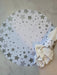 Set of 12 Paper Charger Plates + Napkin Ring 16
