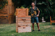 Kuku Pallet Compostera XL Madera Urbana Balcón Compost Orgánico 1