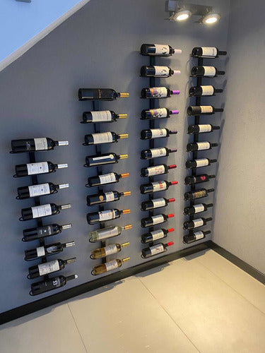 Exhibidor De Vinos. Bodega Decorativa. Capacidad 8 Botellas 2