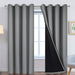 HOMMY Cortinas Blackout 2 Paños 220cm X 140cm Satinado Calidad 0