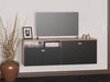 Floating TV Stand + Floating Shelf + Coffee Table Living Room Set 2