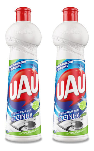 Limpador Uau Desengordurante Cozinha Limão 2un 500ml 1