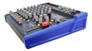 Consola Mixer Mx6 De Seis Canales Con 99 Efectos Moon 1