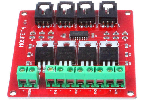 Módulo De Interruptor Mosfet De 4 Canales Noyito Módulo De A 4