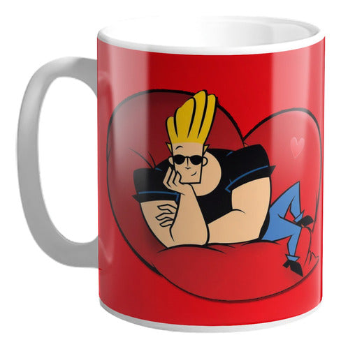 Ceramic TV Characters Johnny Bravo Mug 0