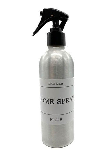 Aluminum 350cc Bottle with Black Sprayer and Decorative Label 0