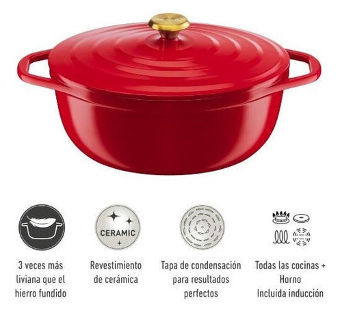 Tefal Oval Air Cocotte Pot 30cm 5